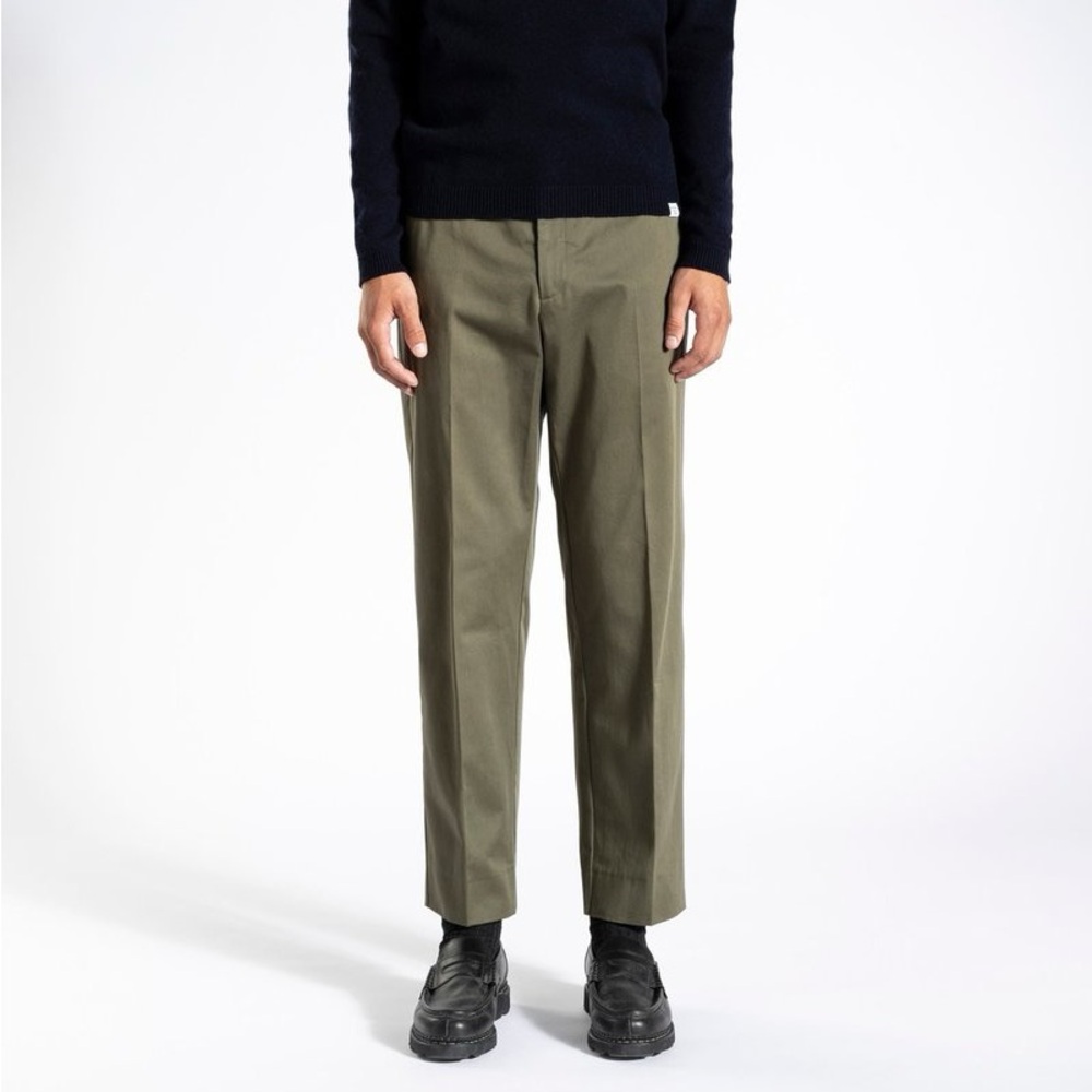 Norse Projects Men’s Olive Ivy Green Chinos Pants